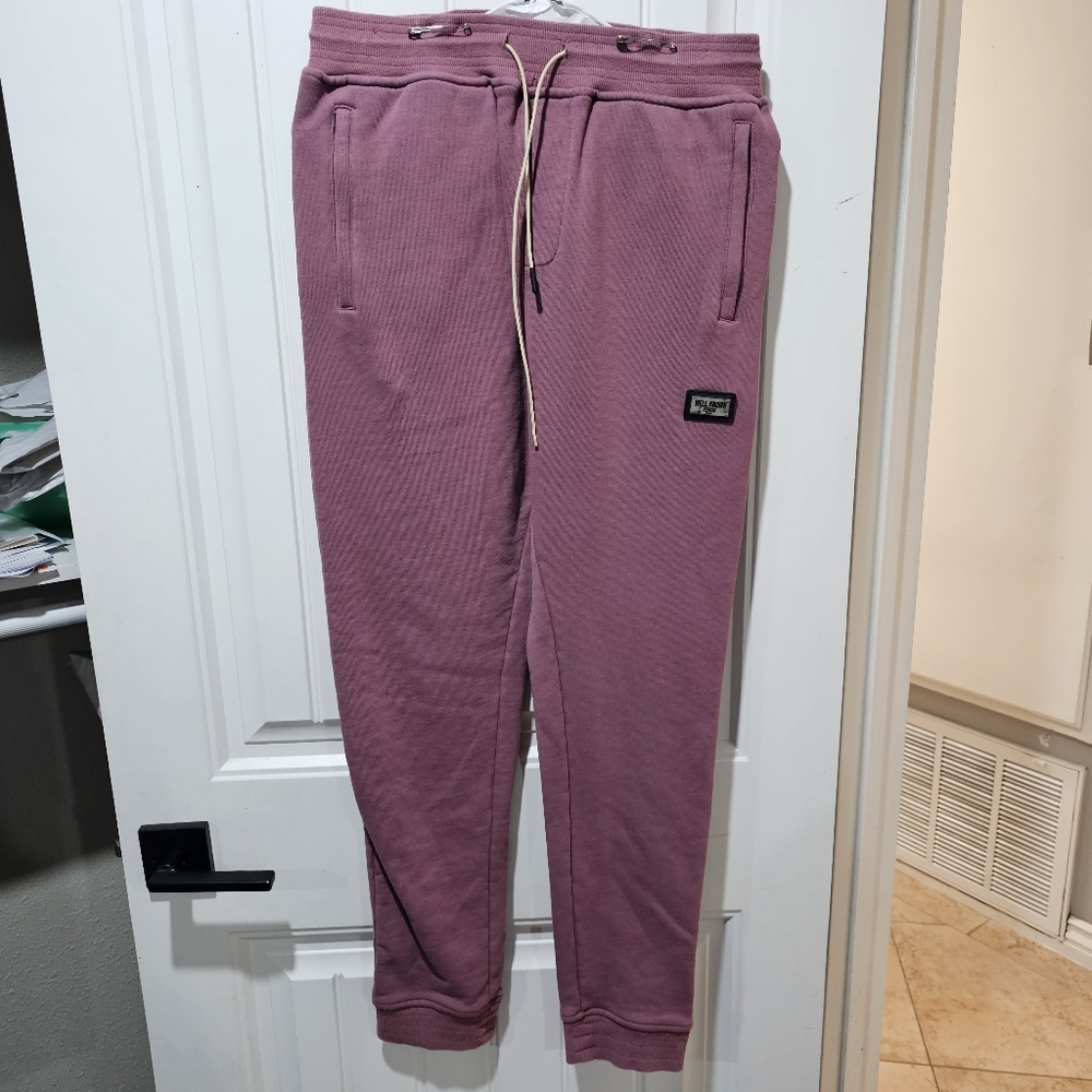 Mens Well Known Studios Bowery Sweatpants Medium Dusty Rose